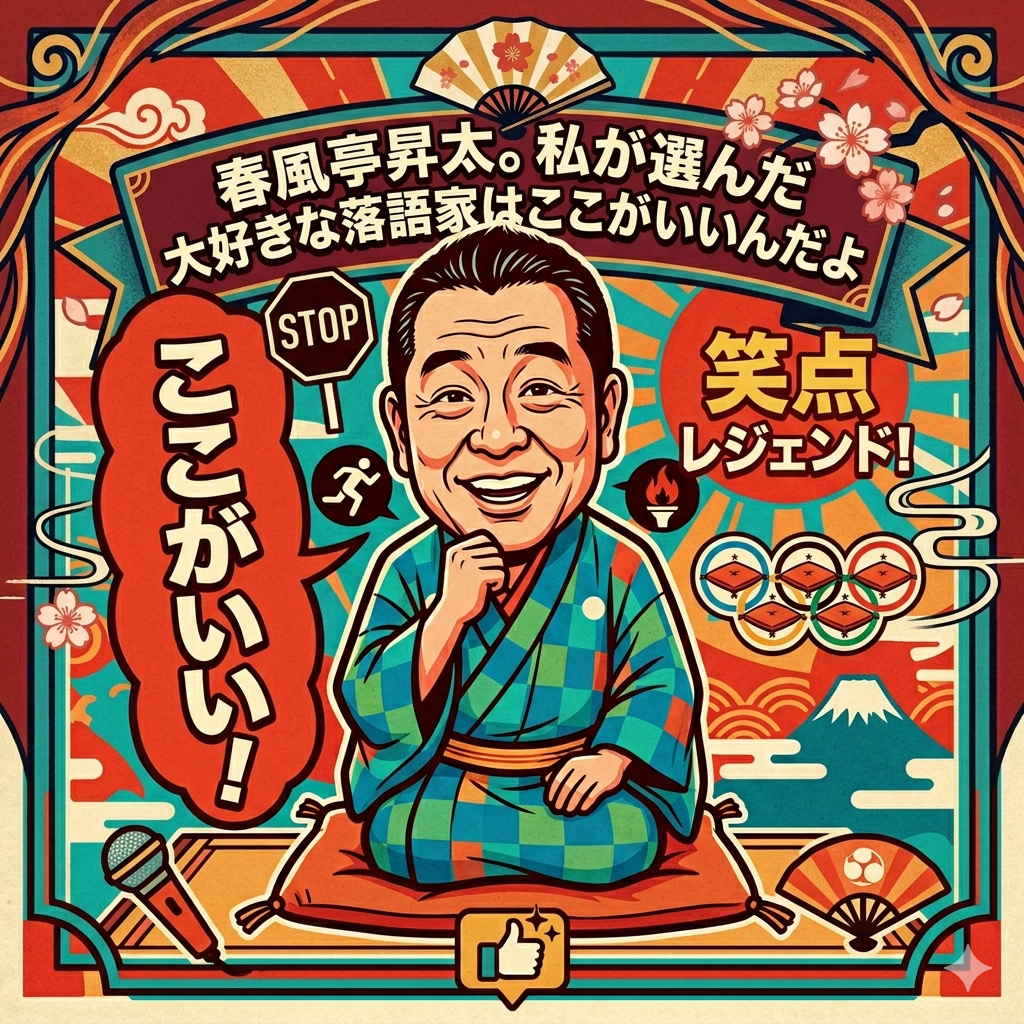 春風亭昇太,大好き,落語家
