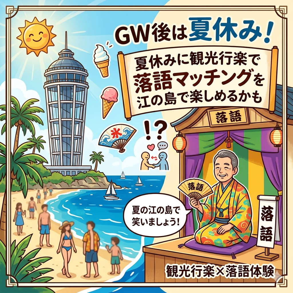 GW,夏休み,観光,落語,江の島