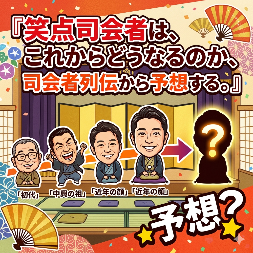 笑点司会者,どうなる,列伝,予想