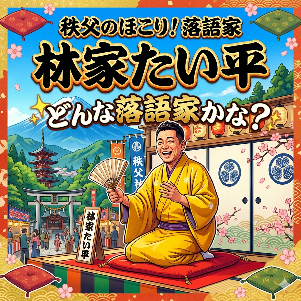 秩父,落語家,林家たい平,ほこり