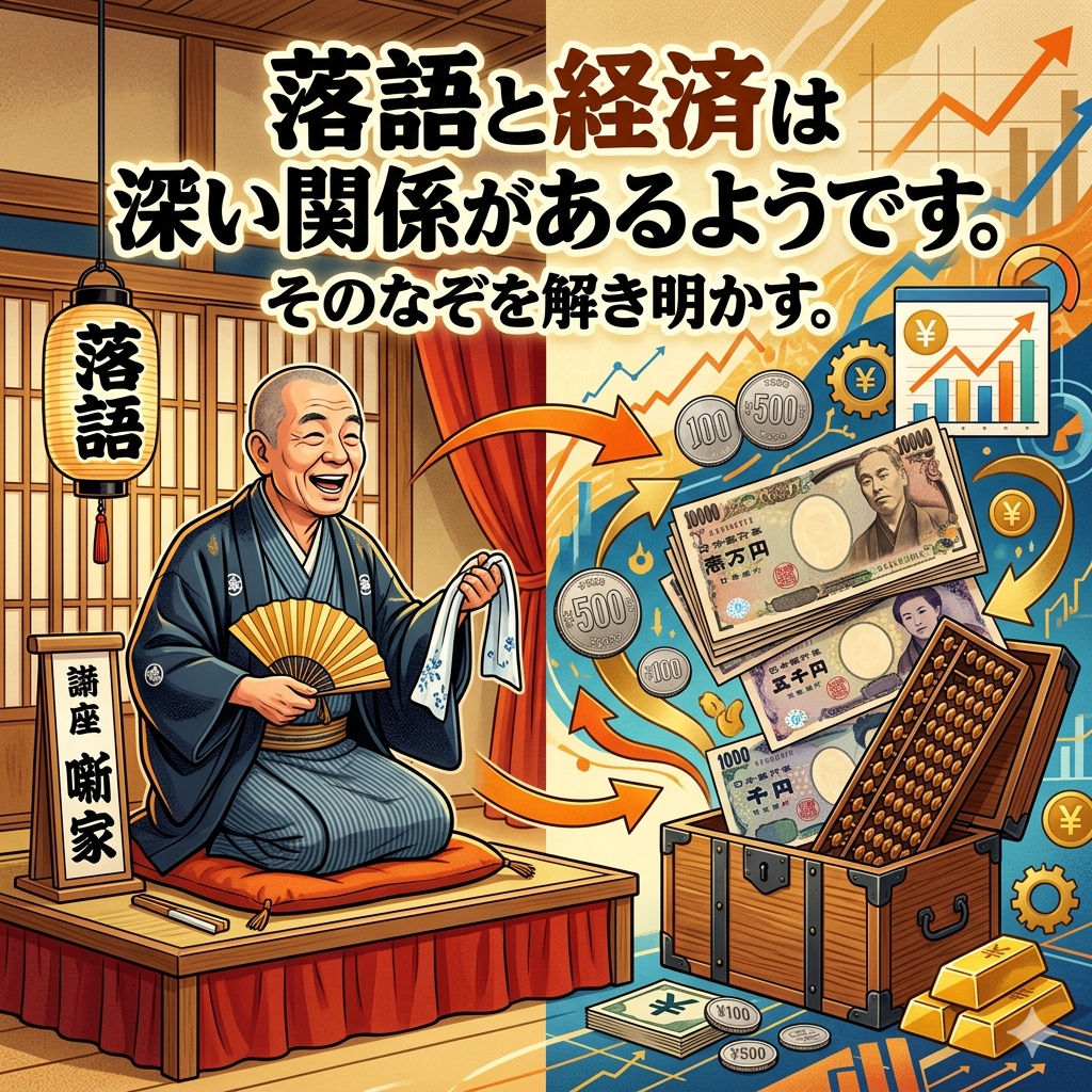 落語と経済は深い関係があるようです。そのなぞを解き明かす。 - 落語