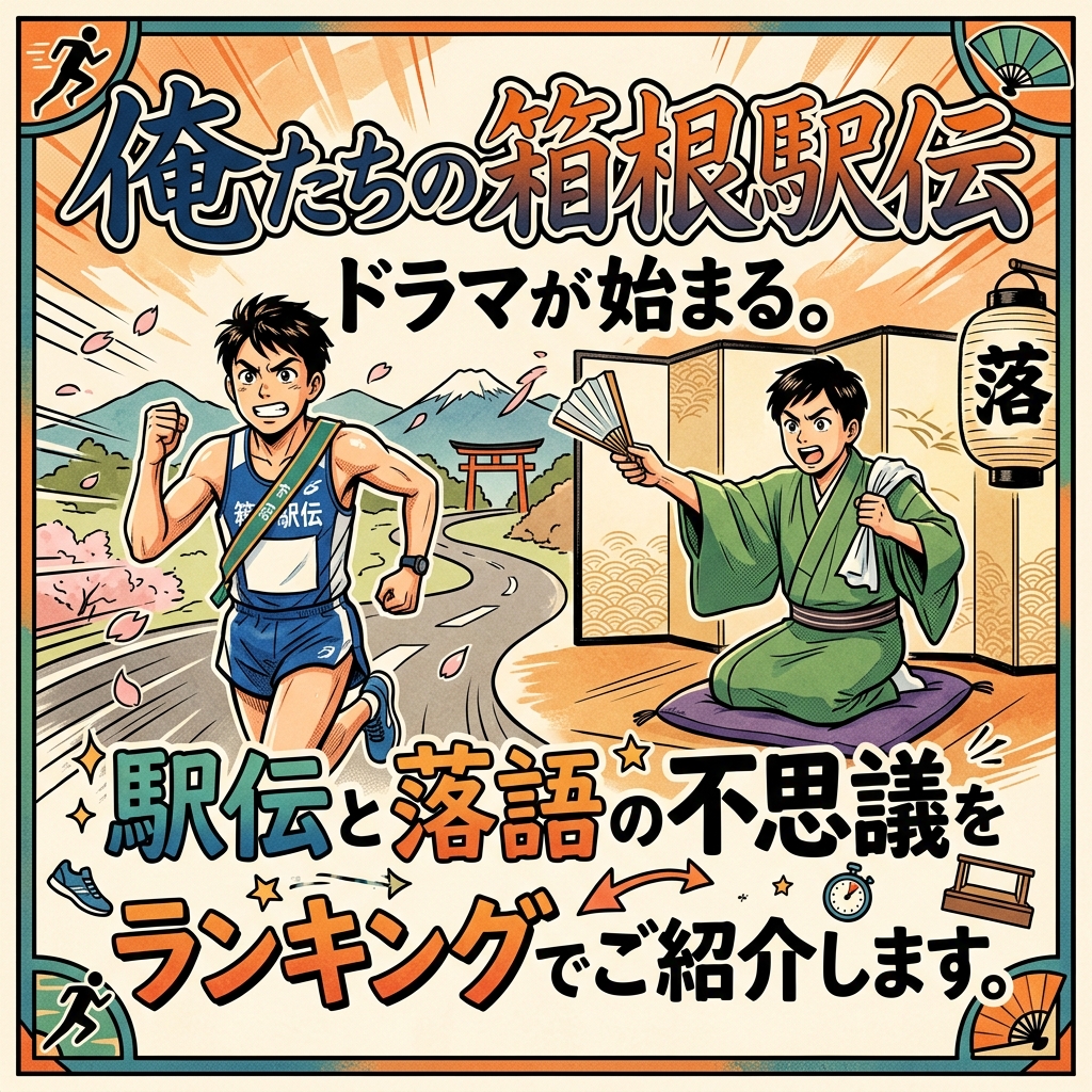 俺たちに箱根駅伝,ドラマ,落語,ﾗﾝｷﾝｸﾞ