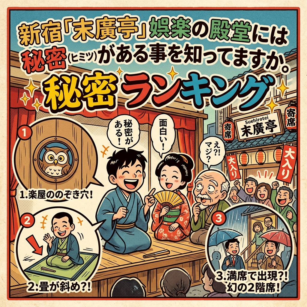 新宿「末廣亭」,娯楽の殿堂,秘密（ヒミツ）,ﾗﾝｷﾝｸﾞ
